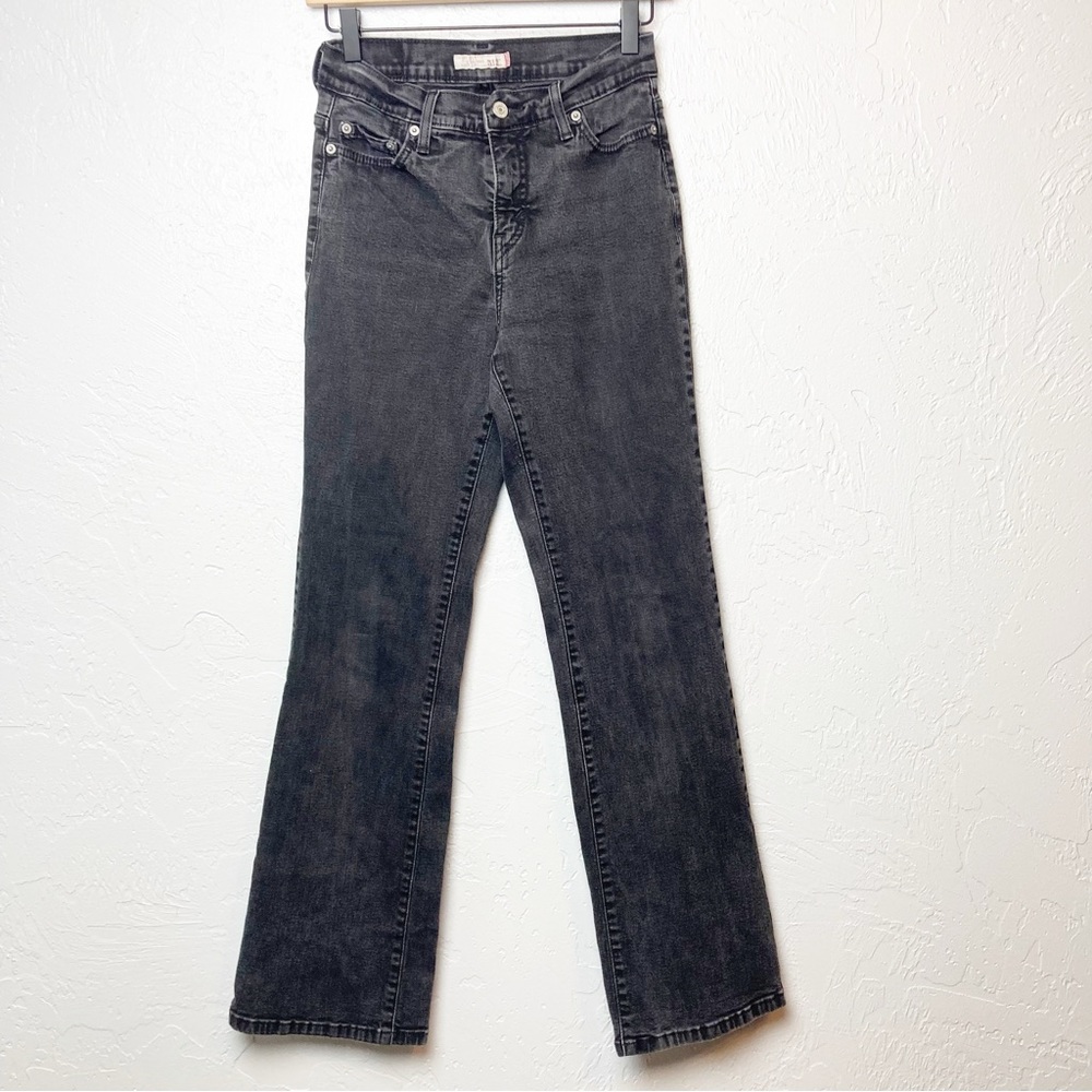 Levi’s Perfectly Slimming Bootcut 512 Black Denim Jeans size 6